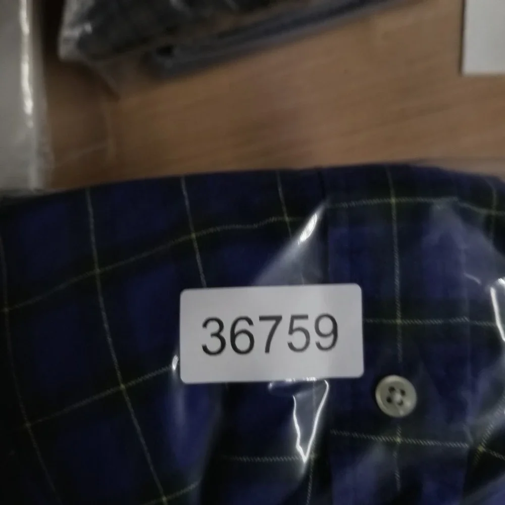 Polo Ralph‎ Lauren Shirt Mens 3XB Blue Plaid Button Up Long Sleeve Classic Fit